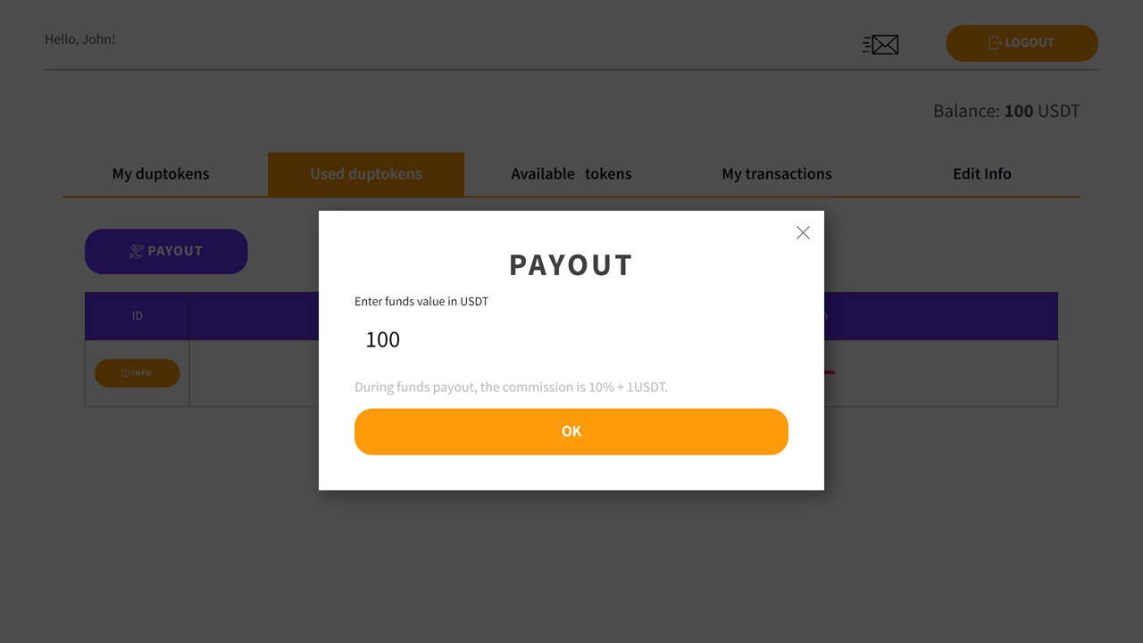 How to payout profit?